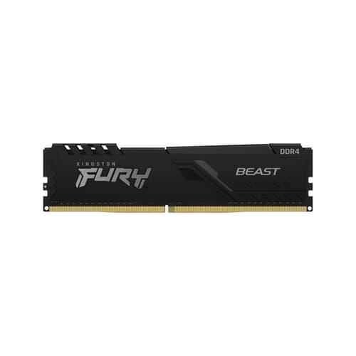 Kingston FURY 1x16GB 3200MHz DDR4 CL16 DIMM, Desktop RAM / Memory, Fury Beast, Black KF432C16BB1/16, 10 Year Warranty