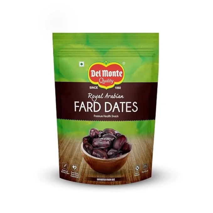Del Monte Royal Arabian Fard Dates, 500gm, Buy 1 Get 1 Free