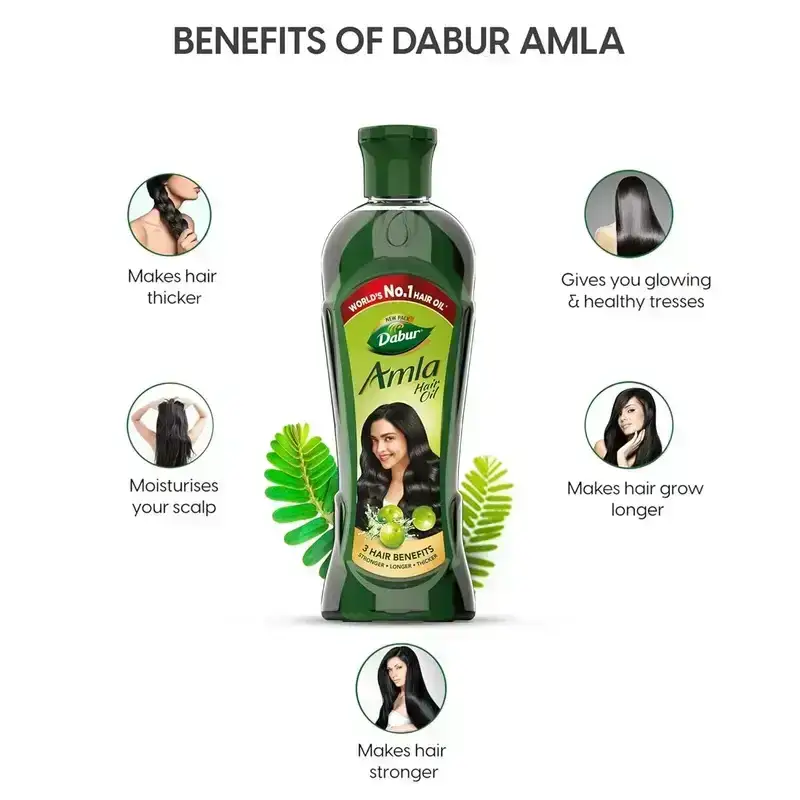 Dabur Amla Hair Oil, 325 ml image 4