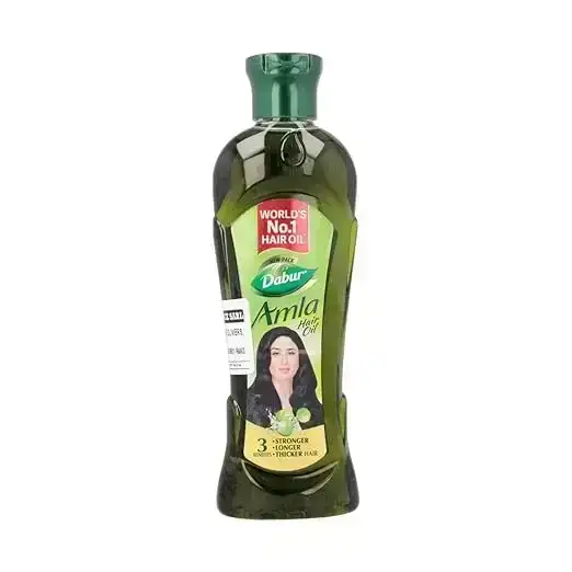 Dabur Amla Hair Oil 63ml bottle. Nourishing hair oil for strong, healthy, and shiny hair. Ayurvedic hair care.