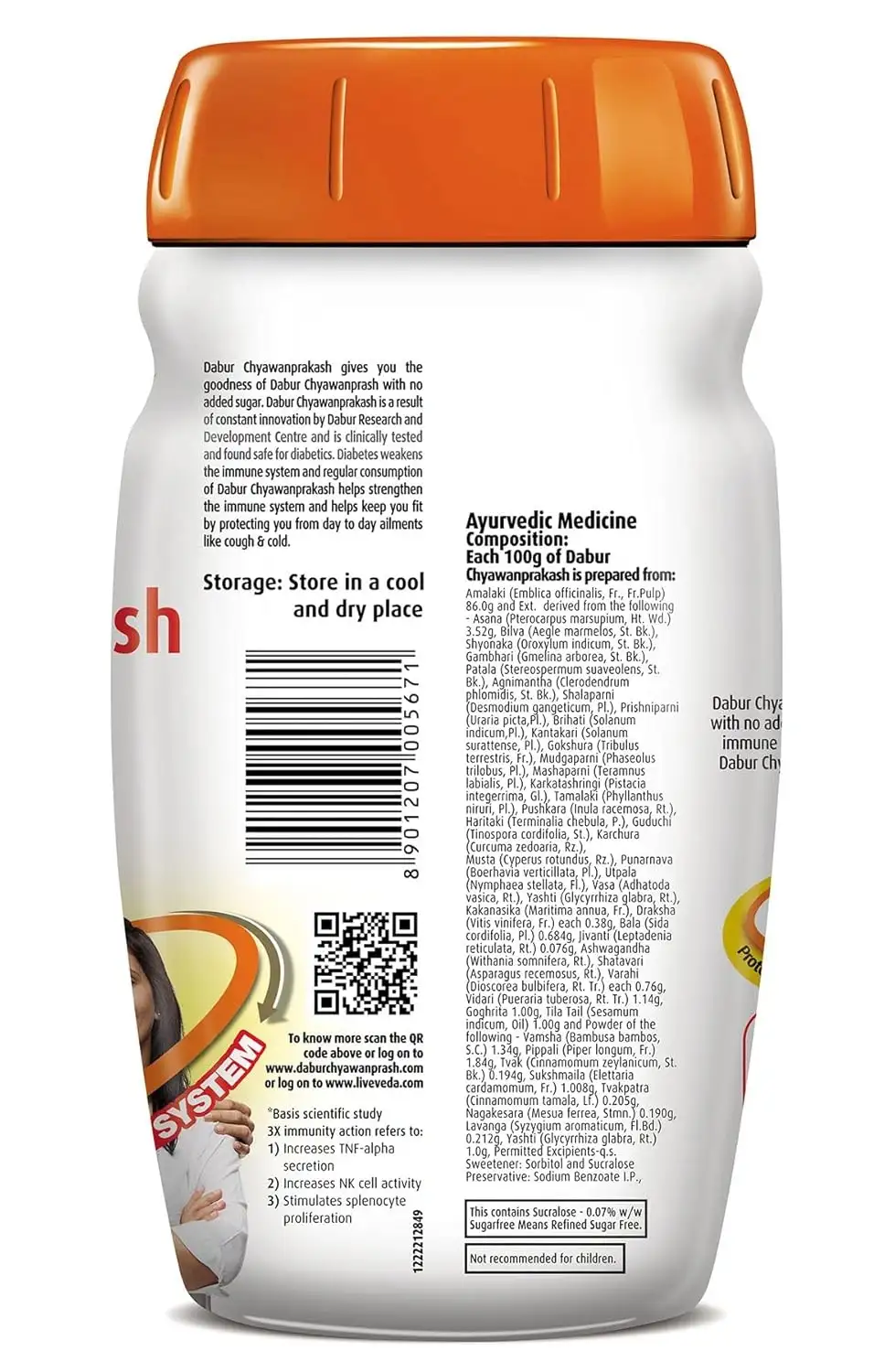  Dabur Chyawanprakash Sugarfree- 900gm image 8