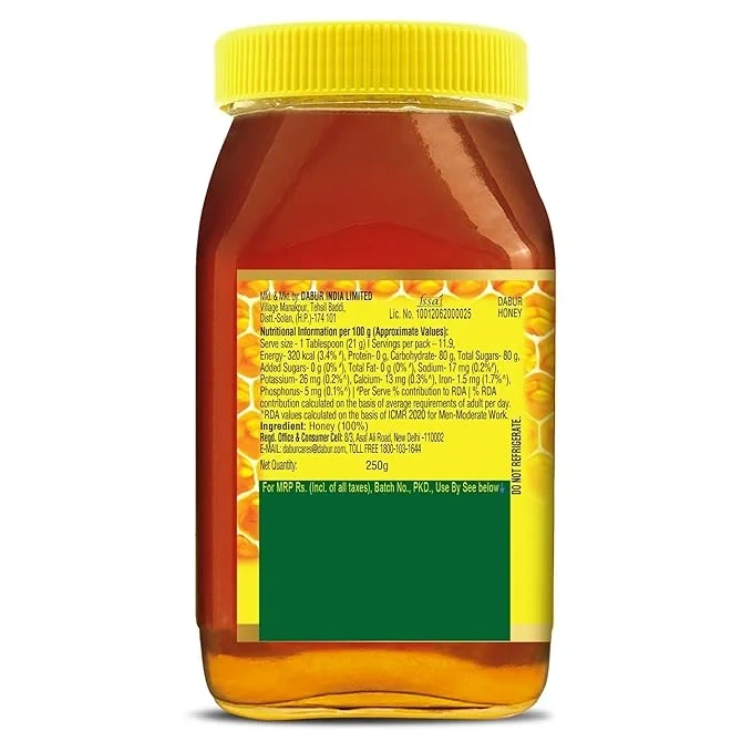 Dabur Honey - 250g+50gm free | 100% Pure | World's No.1 Honey Brand image 6