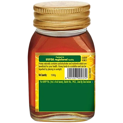 Dabur Honey - 100g | 100% Pure | World's No.1 Honey Brand  image 5