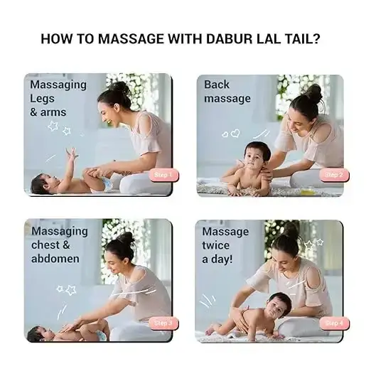 Dabur Lal Tail - Ayurvedic Baby Oil. 100ml image 2