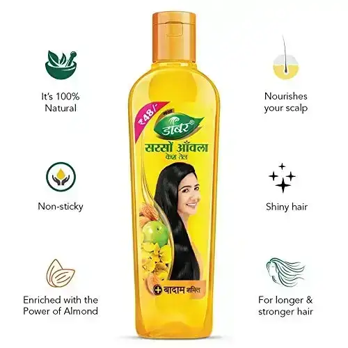 Dabur Sarson Amla Oil, 170ml image 3