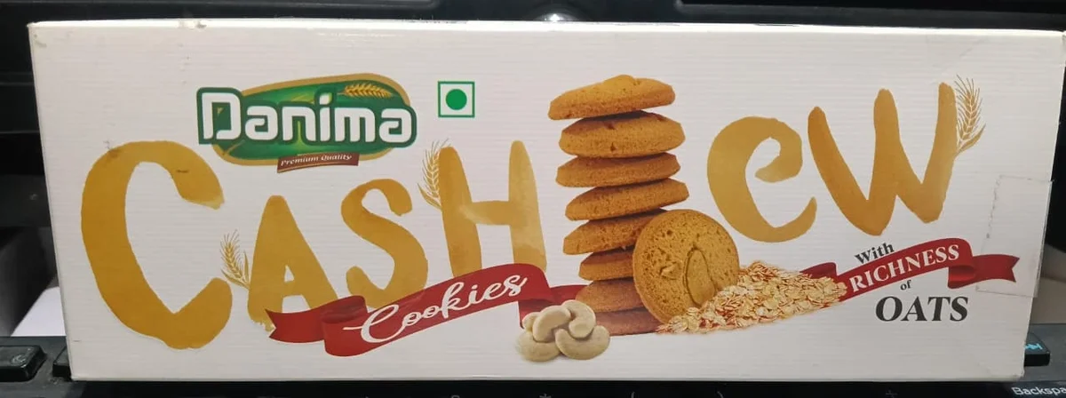 Danima Premium Quality Cashew Cookies with Oats 150g