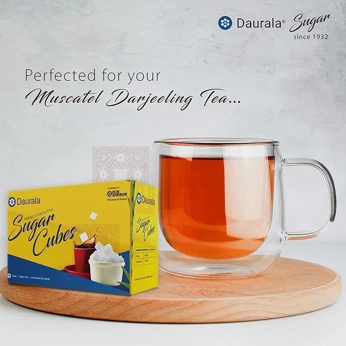 Daurala White Sugar Cubes - 500gm - Sulphur Free, Quick Dissolve Sugar Cubes image 5