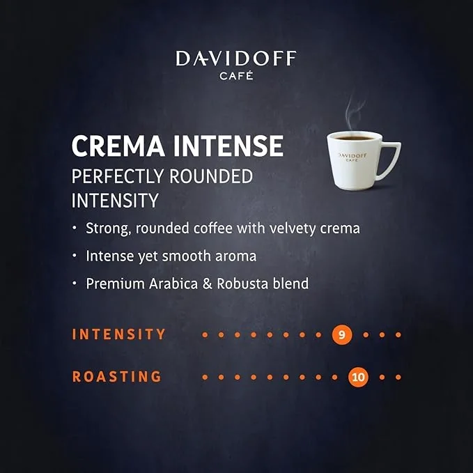 Davidoff Crema Intense Instant Coffee - 9/12 Intensity - 100% Arabica - 90g, image 4