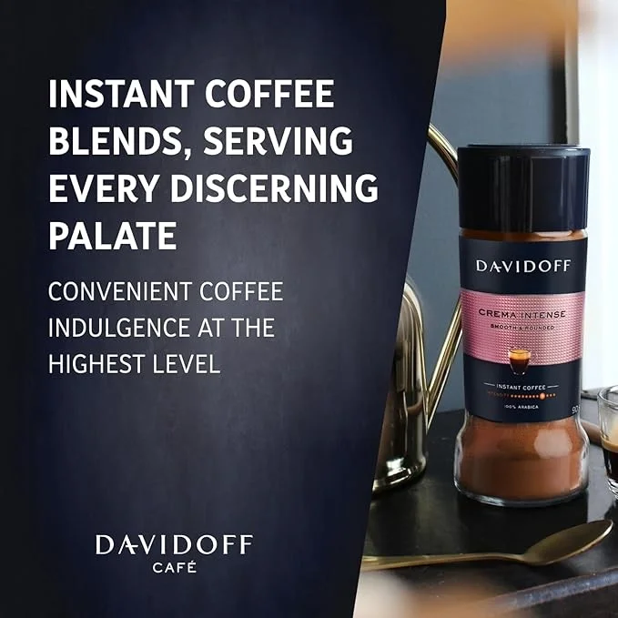 Davidoff Crema Intense Instant Coffee - 9/12 Intensity - 100% Arabica - 90g, image 6