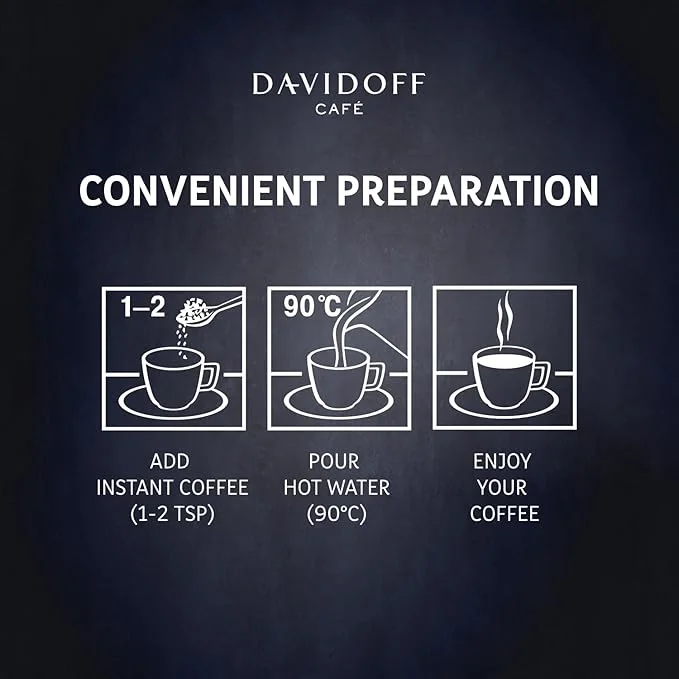 Davidoff Espresso 57 Intense Instant Coffee 11/12 Intensity - 100% Arabica, 3.53 oz 100g, image 5