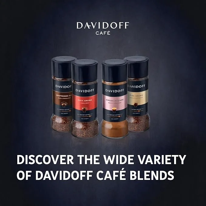 Davidoff Espresso 57 Intense Instant Coffee 11/12 Intensity - 100% Arabica, 3.53 oz 100g, image 2