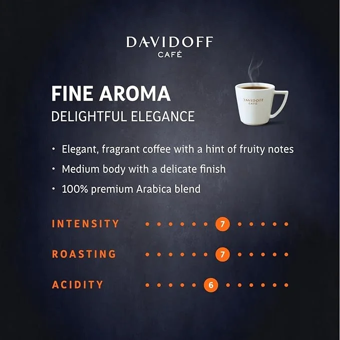 Davidoff Fine Aroma Instant Coffee 7/12 Intensity - 100% Arabica, 3.53 oz 100g, image 5