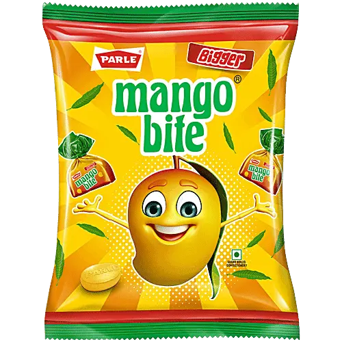 Parle Bigger Mango Bite Candy, 195Gm Pouch