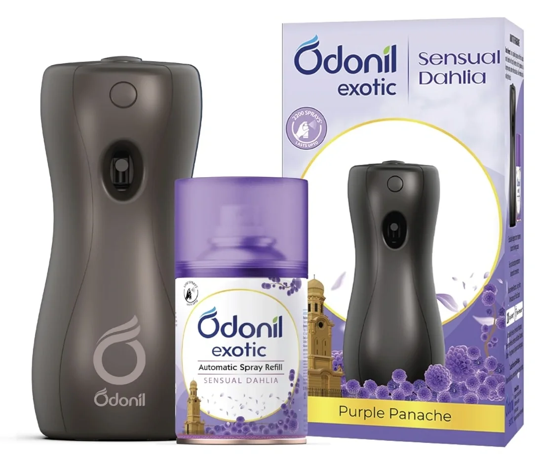 Odonil Exotic Automatic Spray 225ml | Automatic Dispenser + 1 Refill Pack