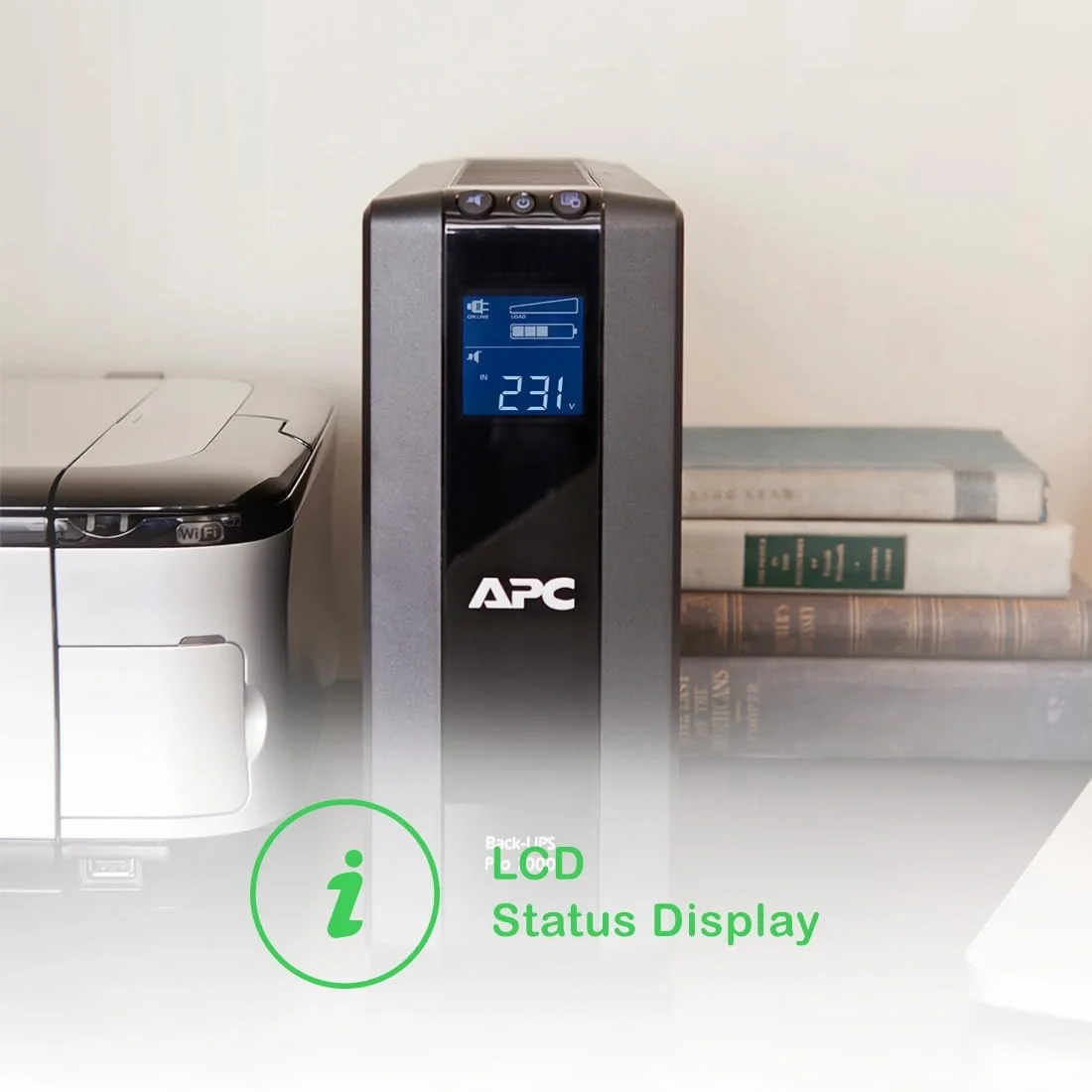 APC Back-UPS Pro BR1000G-IN, 1000VA line interactiv UPS | 600W, 230V UPS System, High-Performance Premium Power Backup & Protection for Home Office, Desktop PC, Gaming Console & Home Electronics | 2 Year Warranty image 6