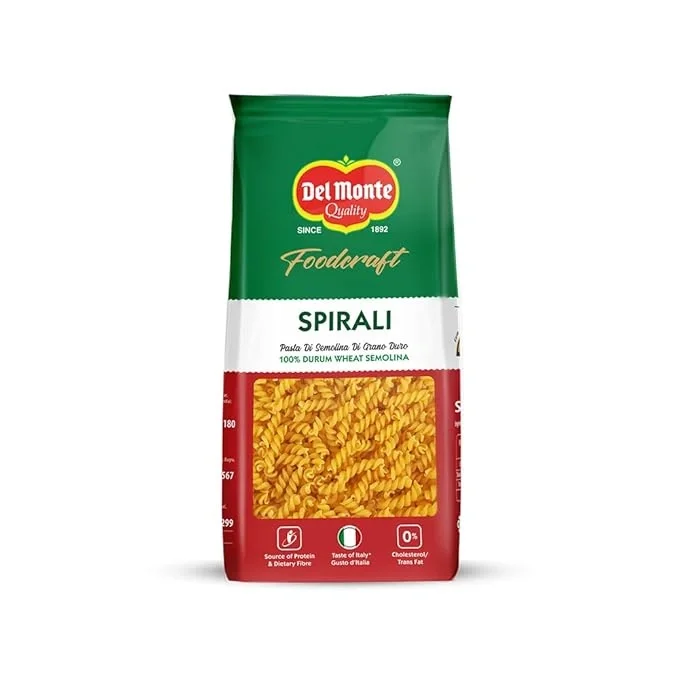 Del Monte Foodcraft Fusilli (Spirali) Pasta 400g | 100% Durum Wheat, No Maida image 4