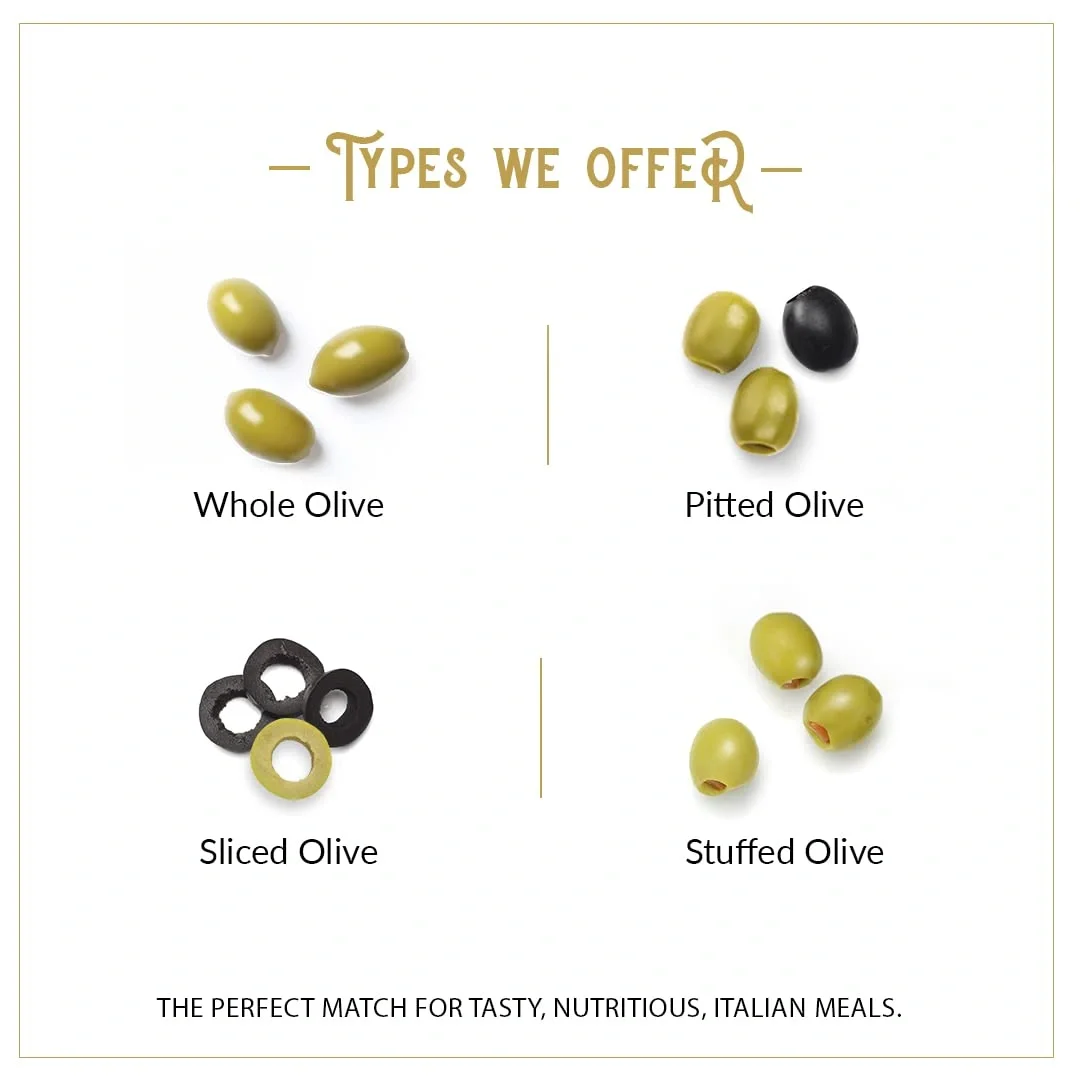   Del Monte Green Sliced Olives 450g l Select Quality Olives Imported from Spain | Italian cuisine ingredient | Low Fat Ready-to-Eat Healthy Snack l image 8