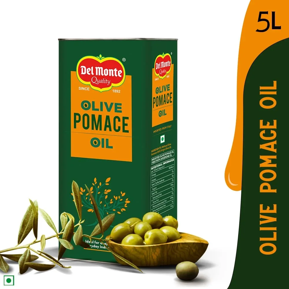 Del Monte Olive Pomace Oil 5 L Tin – Ideal for High-Heat Cooking & Frying image 3