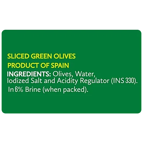 Del Monte Sliced Green Olives, 235 g image 6
