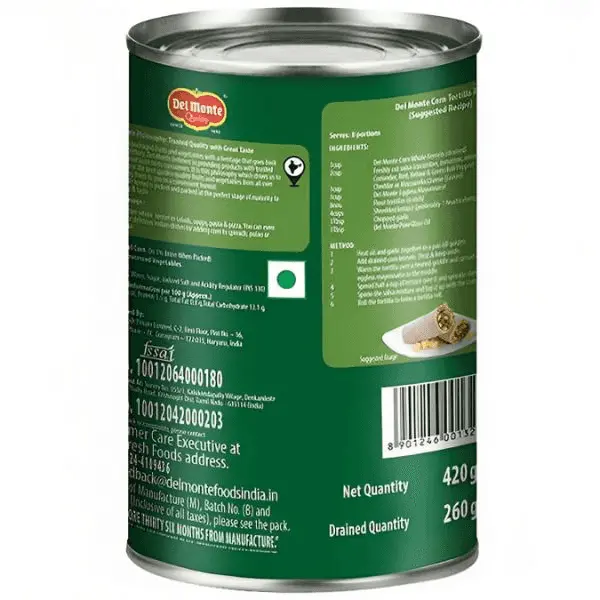 Del Monte Whole Kernel Corn, 420gm Pack Tin image 2