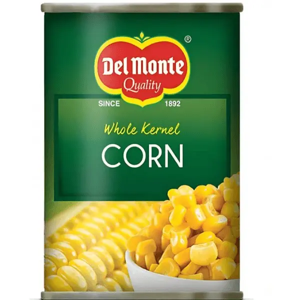 Del Monte Whole Kernel Corn, 420gm Pack Tin