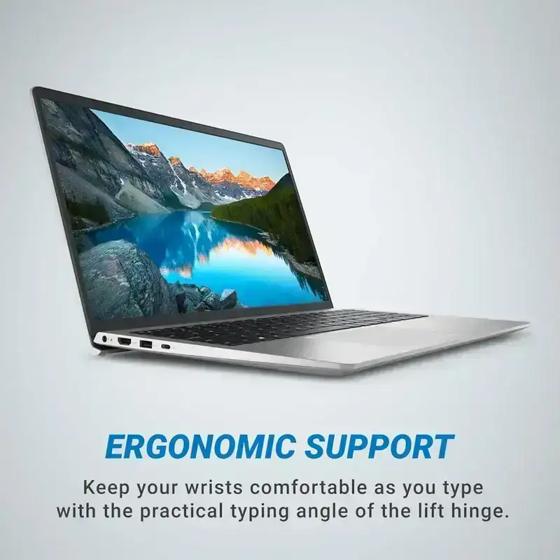 Dell Inspiron 15, Intel Core 3 100U Processor, 16 GB DDR4 RAM, 512 GB NVMe SSD, Display 15.6" FHD 1920 x 1080 120Hz, Windows 11 Home, MS Office 2024, McAfee, Standard Keyboard, Platinum Silver, 1 Year Warranty image 4