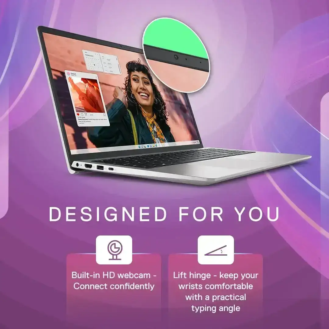 Dell Vostro 3530, Intel Core i5-1334U, 16GB DDR4, 512GB NVMe SSD, Display 15.6" FHD 120Hz, WIN 11 Home + MS Office 2024 H&S, Titan Grey, 1 Year Warranty image 6