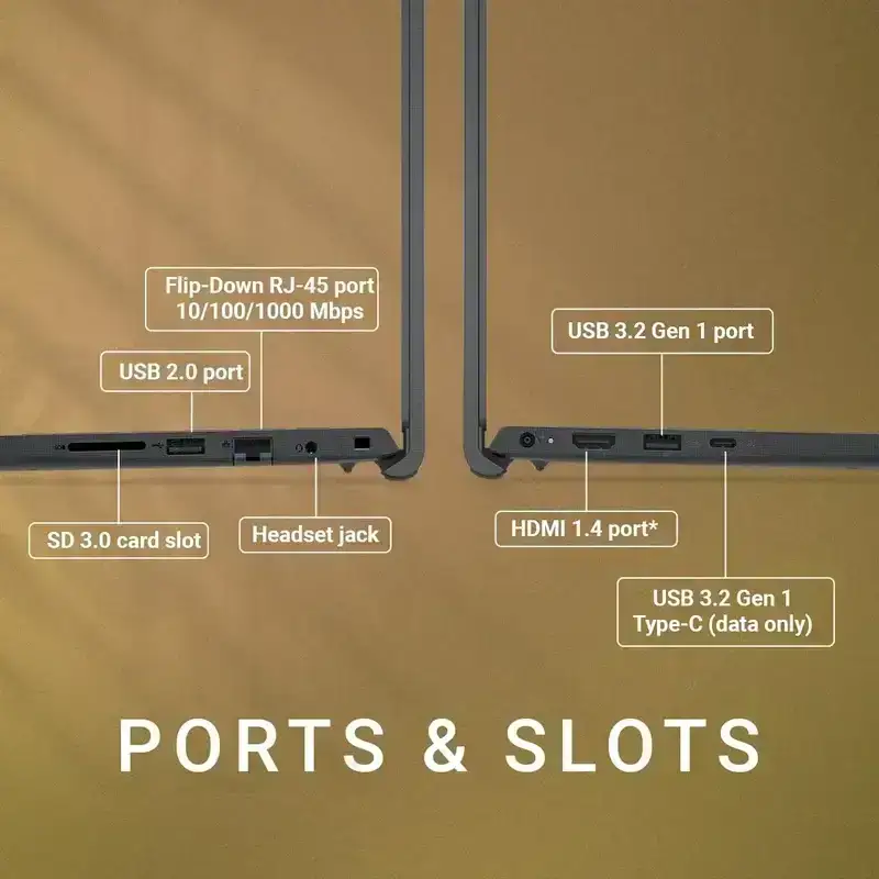 Dell Vostro 3530, Intel Core i5-1334U, 8GB DDR4 RAM, 512GB NVMe SSD, Display 15.6" FHD 120Hz, WIN 11 Home + MS Office 2024 H&S, Backlit Keyboard, Carbon Black, 1 Year Warranty image 9
