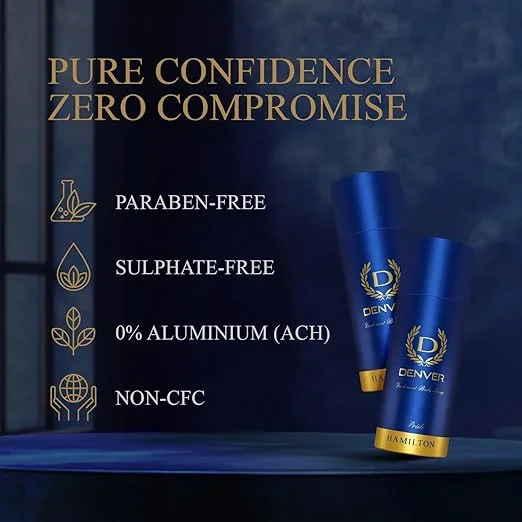 Denver Deodorant Pride 150ml, Long-Lasting, Skin-Friendly Body Spray for Modern Men image 3