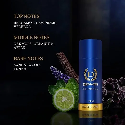 Denver Deodorant Pride 150ml, Long-Lasting, Skin-Friendly Body Spray for Modern Men image 4