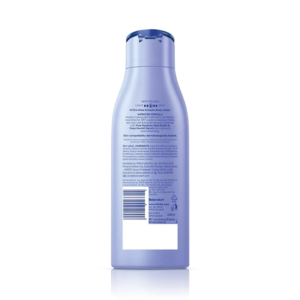 NIVEA, Shea Smooth 200ml Body Lotion image 2