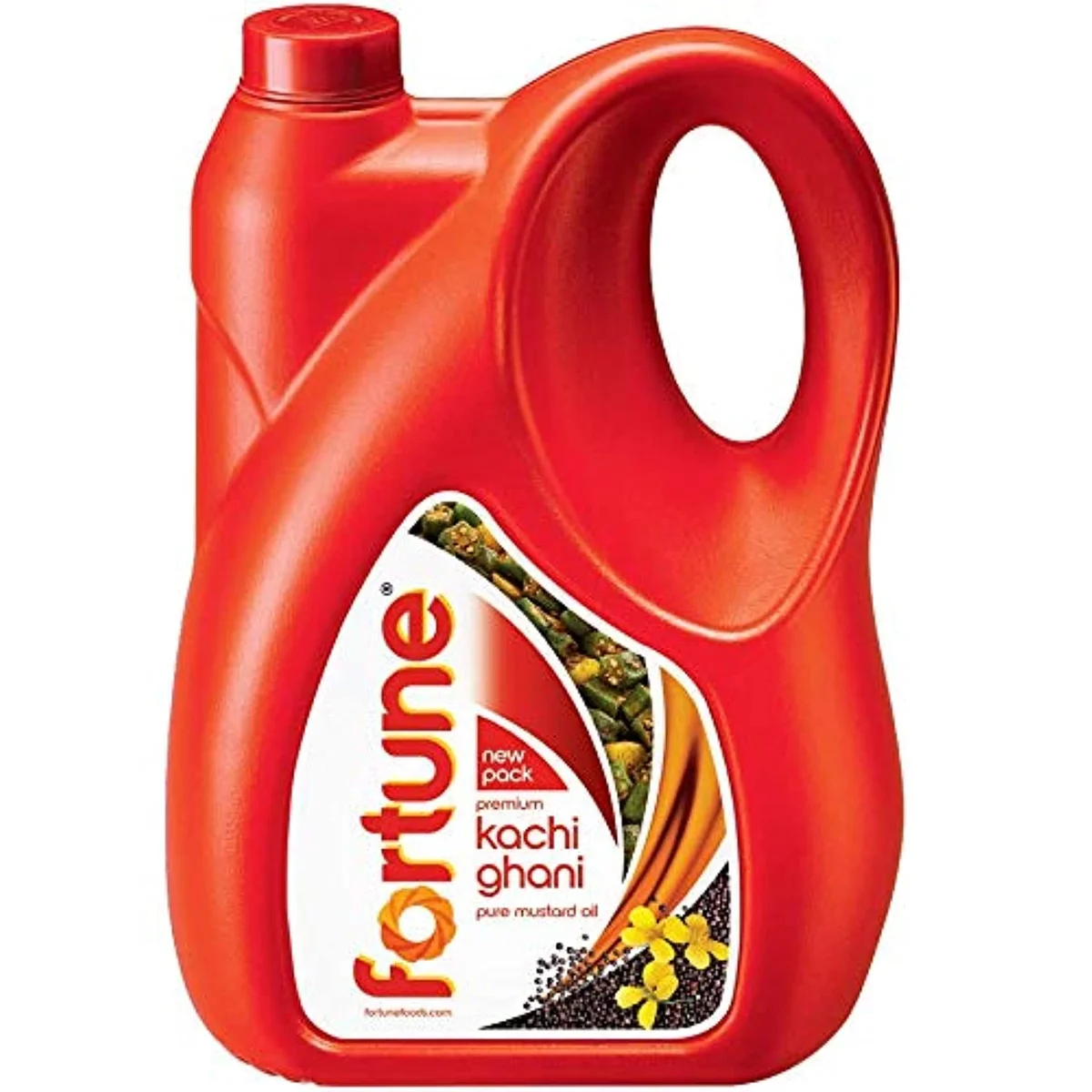 Fortune Premium Kachi Ghani Pure Mustard Oil, 5 L Jar