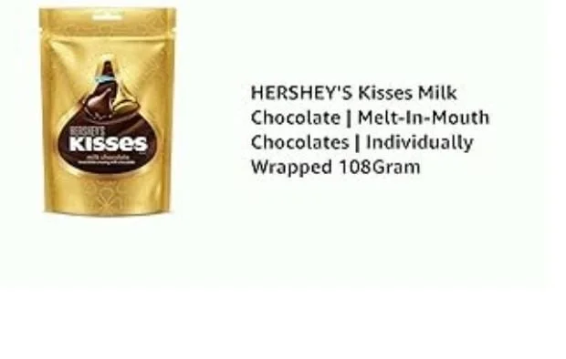  HERSHEY'S Kisses Milk Chocolate | Melt-In-Mouth Chocolates | Individually Wrapped 36Gram image 2