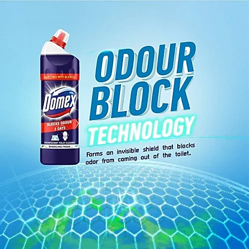 DOMEX SPARKLING FRESH TOILET CLEANER- 475ML | FIGHTS ODOUR FOR UPTO 3 DAYS^ image 4