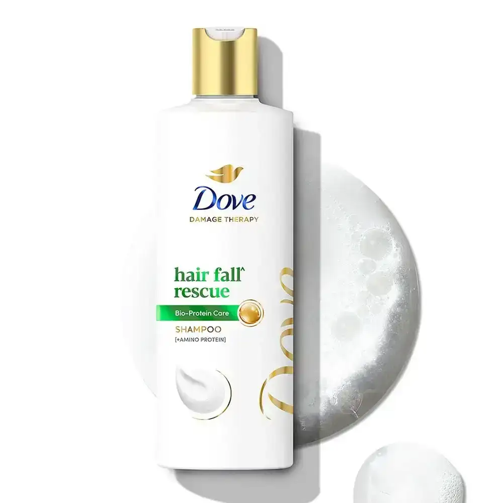 Dove Hair Fall Rescue Shampoo 340ml - Strengthens hair to reduce hair fall. Ideal for weak and damaged hair.