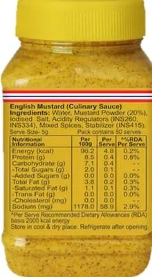Dr. Oetker FunFoods Traditional English Mustard, 250 Gm image 2