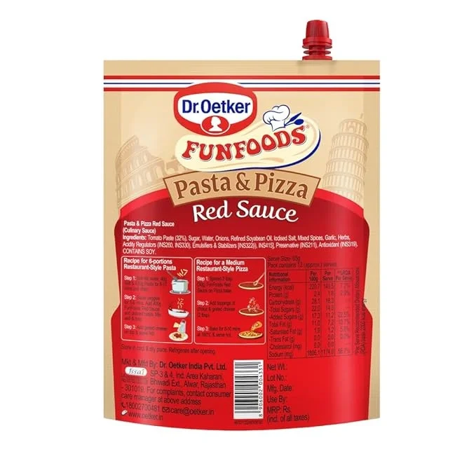 Dr. Oetker FunFoods Pasta & Pizza Red Sauce, 750g image 4