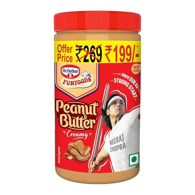 Dr. Oetker FunFoods Peanut Butter Creamy, 750 G