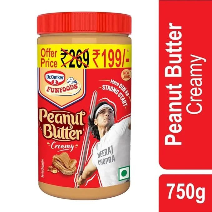 Dr. Oetker FunFoods Peanut Butter Creamy,750 G image 2