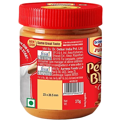 FunFoods by Dr. Oetker Creamy Peanut Butter | Smooth Texture | 375g image 7