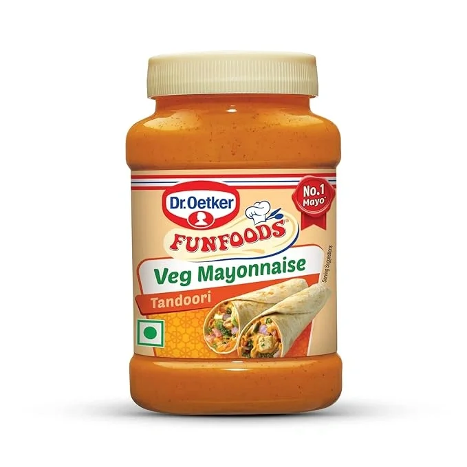 Dr. Oetker FunFoods Tandoori Masala Mayonnaise, Desi-Style Creamy & Spicy Mayo