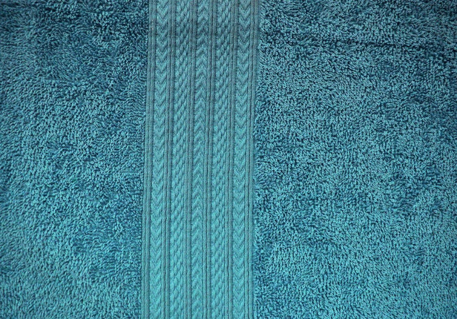 Bombay Dyeing Tulip 450GSM 100% Cotton One Large Size 75x150Cm / 30x60 Inches Bath Towel for Men/Women (Ink Blue) thumbnail 3