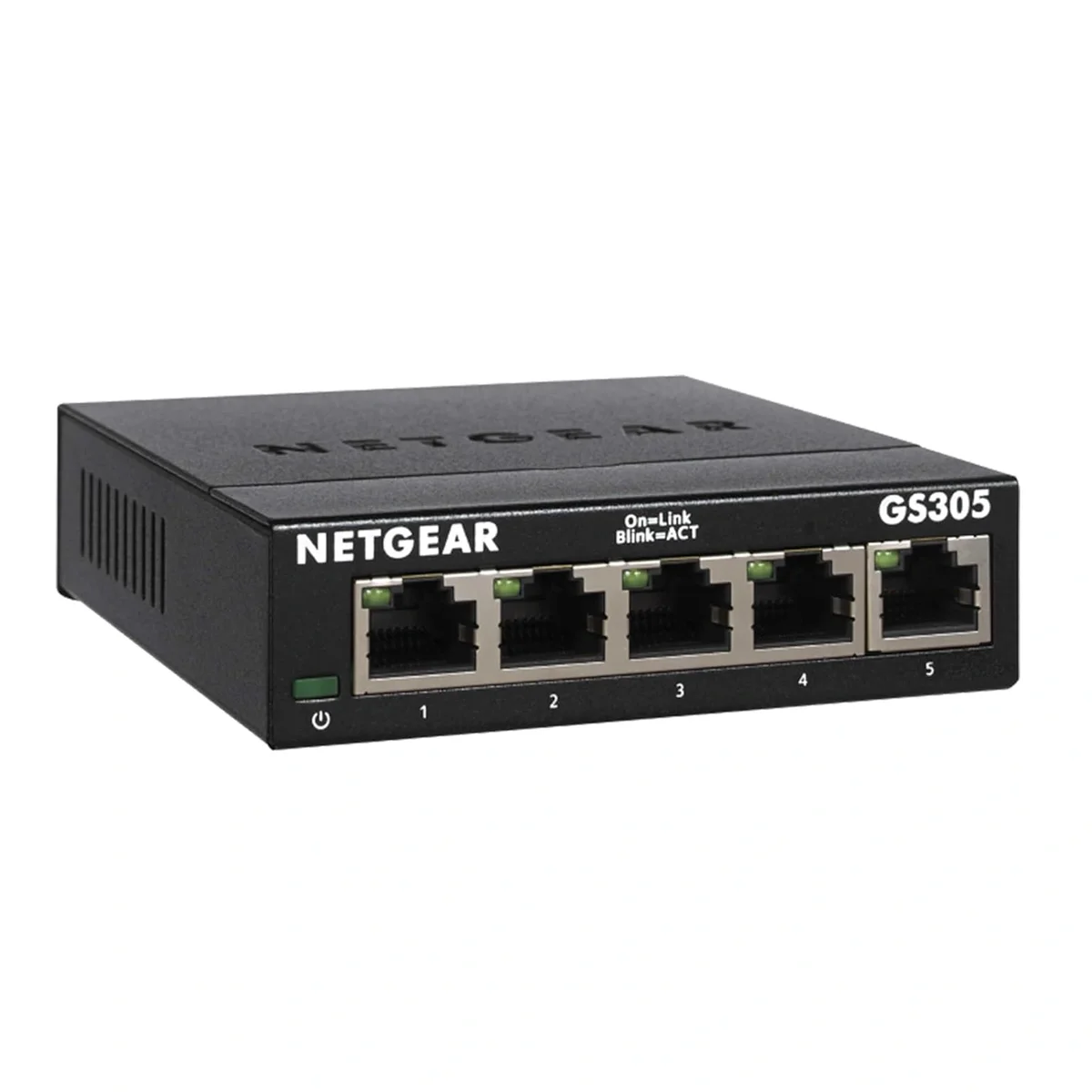 NETGEAR GS305 5-Port Gigabit Ethernet Switch | Unmanaged Plug & Play Desktop Network Switch