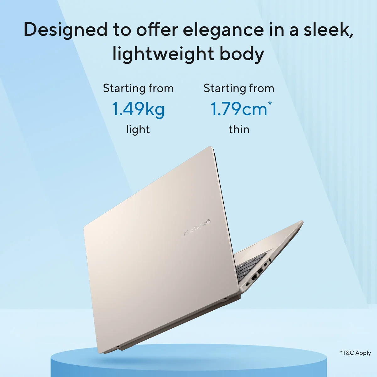 ASUS Vivobook 14, Qualcomm AI Powered Laptop, Snapdragon X X1 26 100, 16GB LPDDR5X, 512GB, Qualcomm Adreno GPU, 35.56 cms (14) WUXGA, Windows 11 Home with Office Home 2024 + M365 Basic (1 Year Validity), X1407QA-LY088WS, 1 Year Warranty image 11