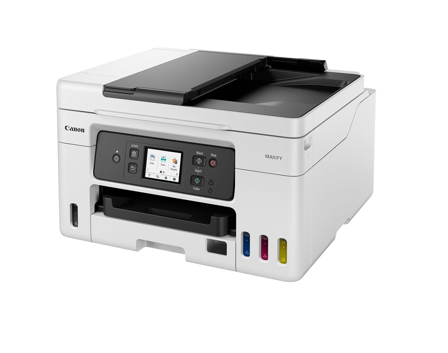 Canon MAXIFY GX4070 A4 Ink Tank Colour Multifunction Printer | 18 IPM (Black), 13 IPM (Color) | USB 2.0, Ethernet, Wireless or Wi-Fi | Print, Scan, Copy, Fax & ADF | 1 Year Warranty thumbnail 3