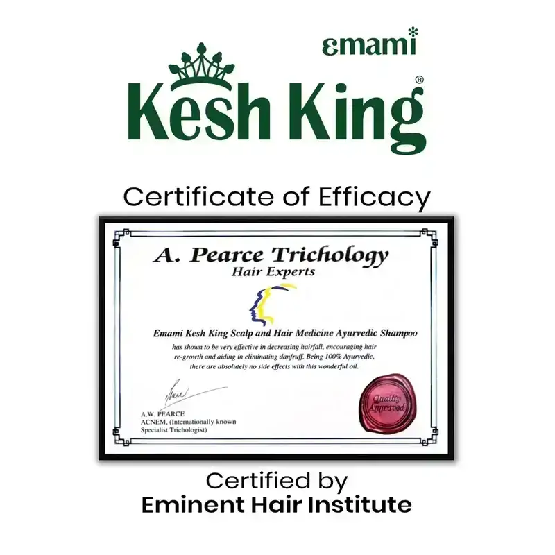 Emami, Kesh King, Scalp And Hair Medicine Anti Hairfall Shampoo, 200ml image 8