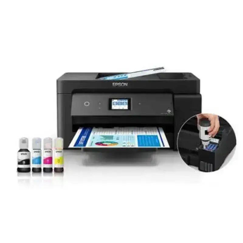 Epson EcoTank L14150 A3+ Ink Tank Colour Multifunction Printer | Simplex: 17 ipm (Black) / 9 ipm (Colour), Duplex: Up to 7 ipm (Black) / 5 ipm (Colour) | USB 2.0 | Ethernet | Wireless or Wi-Fi | Print | Scan | Copy | Fax | ADF | Automatic Duplex | 1 Year  image 4