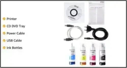 Epson EcoTank L3252 A4 Inkjet Colour Multifunction Printer | 10 PPM (Black) / 5  PPM (Colour) | USB 2.0, Wireless or Wi-Fi | 1 Year Warranty  image 3