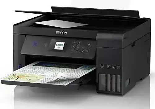 Epson EcoTank L4260 color multifunction printer with duplex printing. A4 ink tank printer for home or office use.