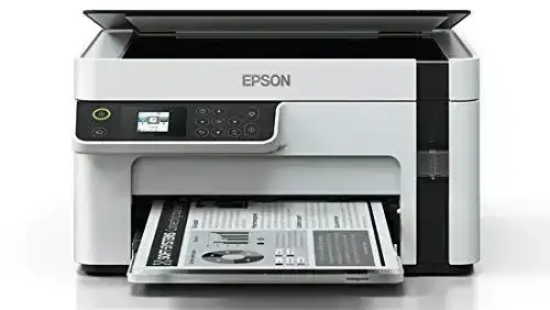Epson EcoTank M2120 monochrome printer: print, scan, copy. Ink tank, USB, Ethernet, 32 PPM, 3-year warranty.